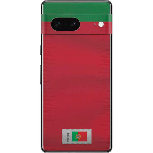 Portugal Soccer Flag Pixel Skins